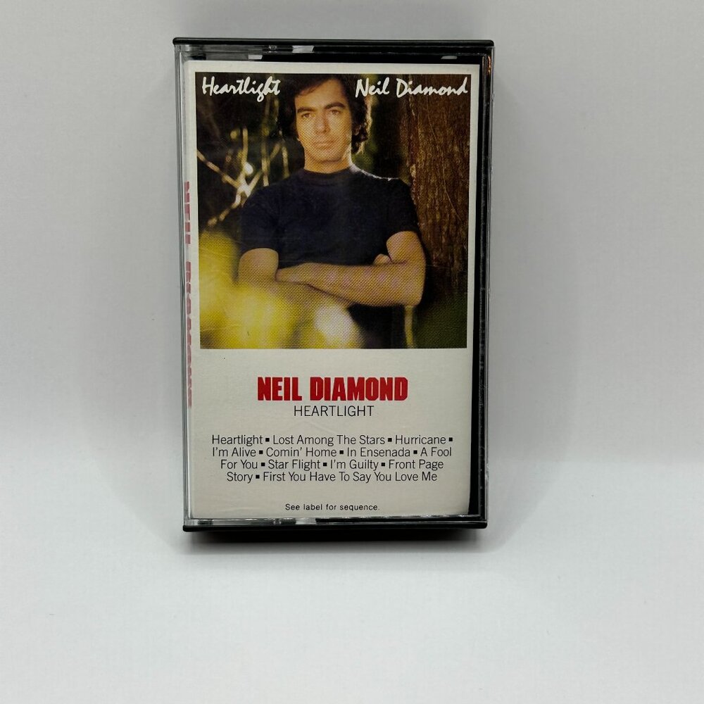 Neil Diamond Heartlight Album Cassette 1982 Columbia Records Studio